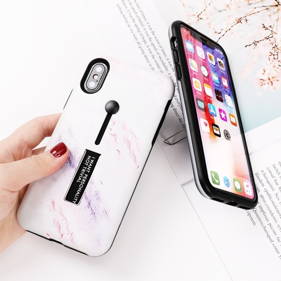[NEW]  iPhone X/7/8/P Slicon Ring Full Cover case - Picture 3 of 6